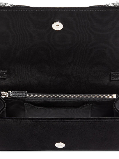 Valentino Garavani VLogo Signature Mini Velvet Shoulder Bag