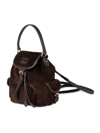 Miu Miu Corduroy Backpack