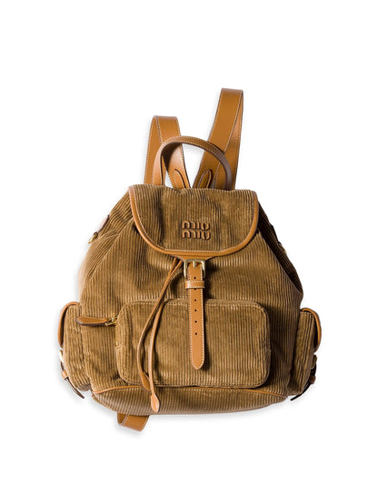 Miu Miu Corduroy Backpack