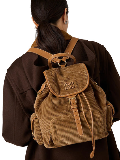 Miu Miu Corduroy Backpack