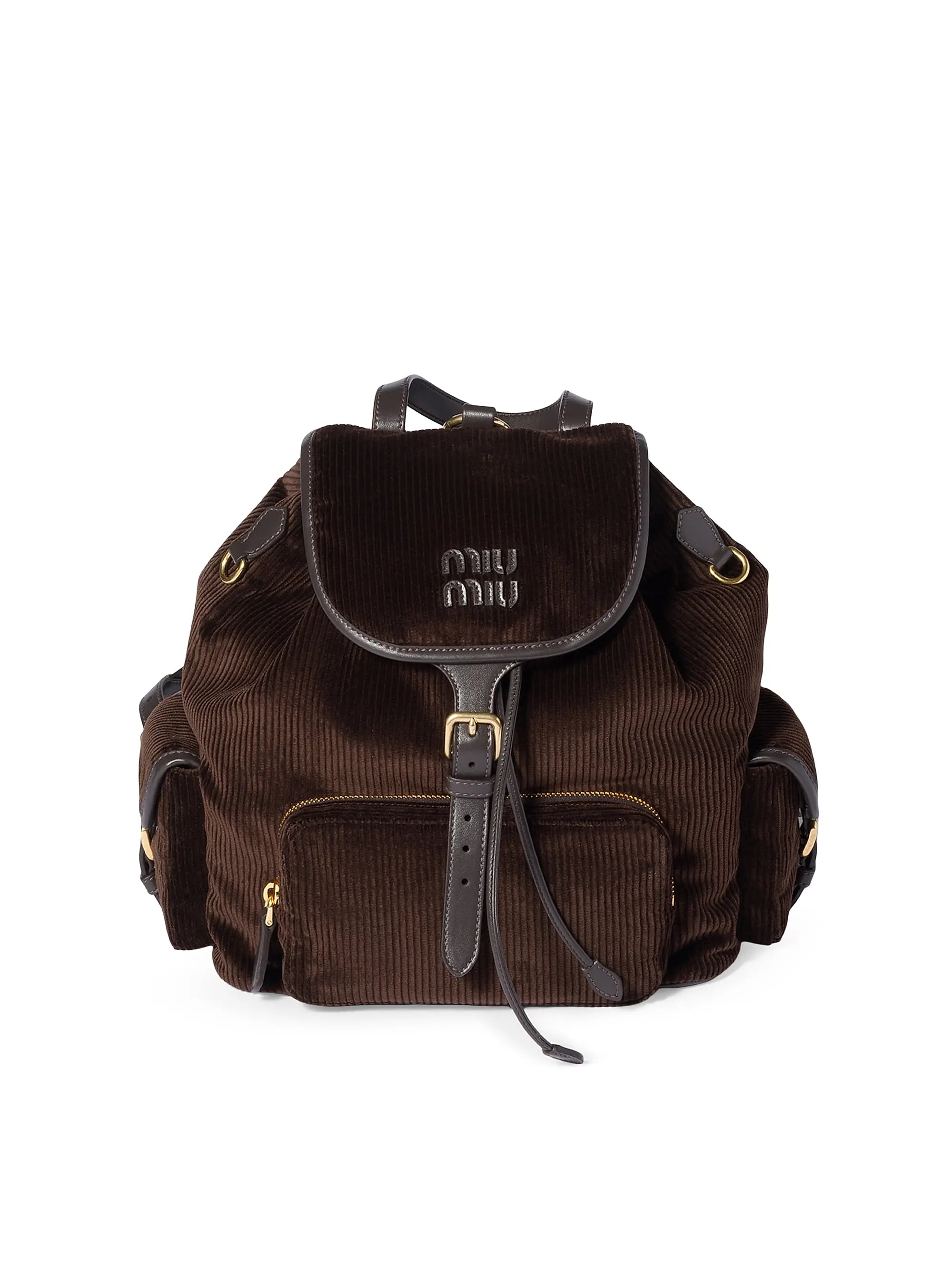 Miu Miu Corduroy Backpack