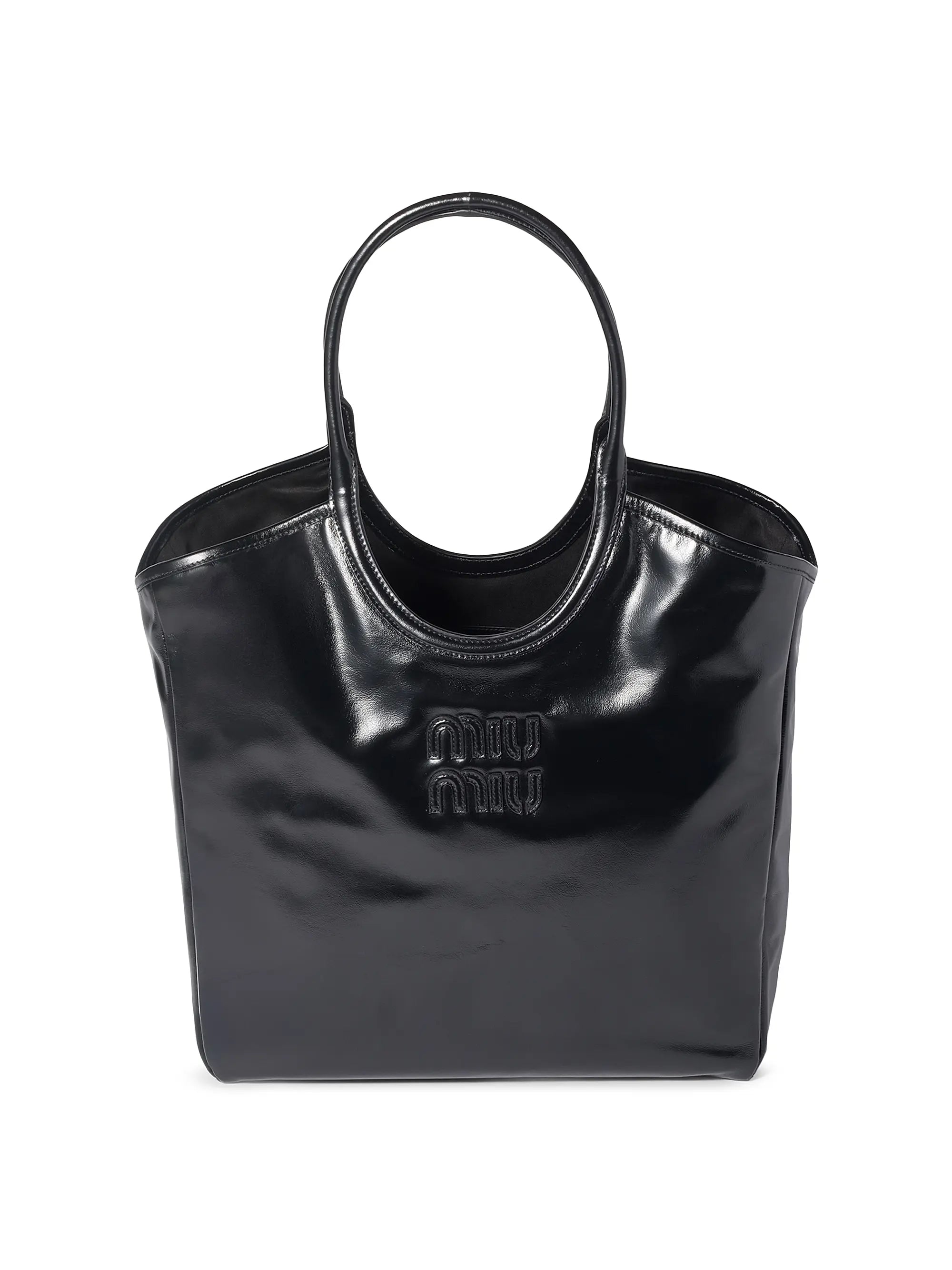 Miu Miu Ivy Leather Tote Bag