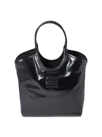 Miu Miu Ivy Leather Tote Bag