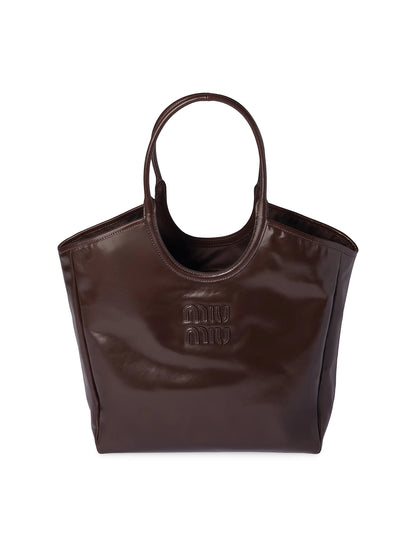 Miu Miu Ivy Leather Tote Bag