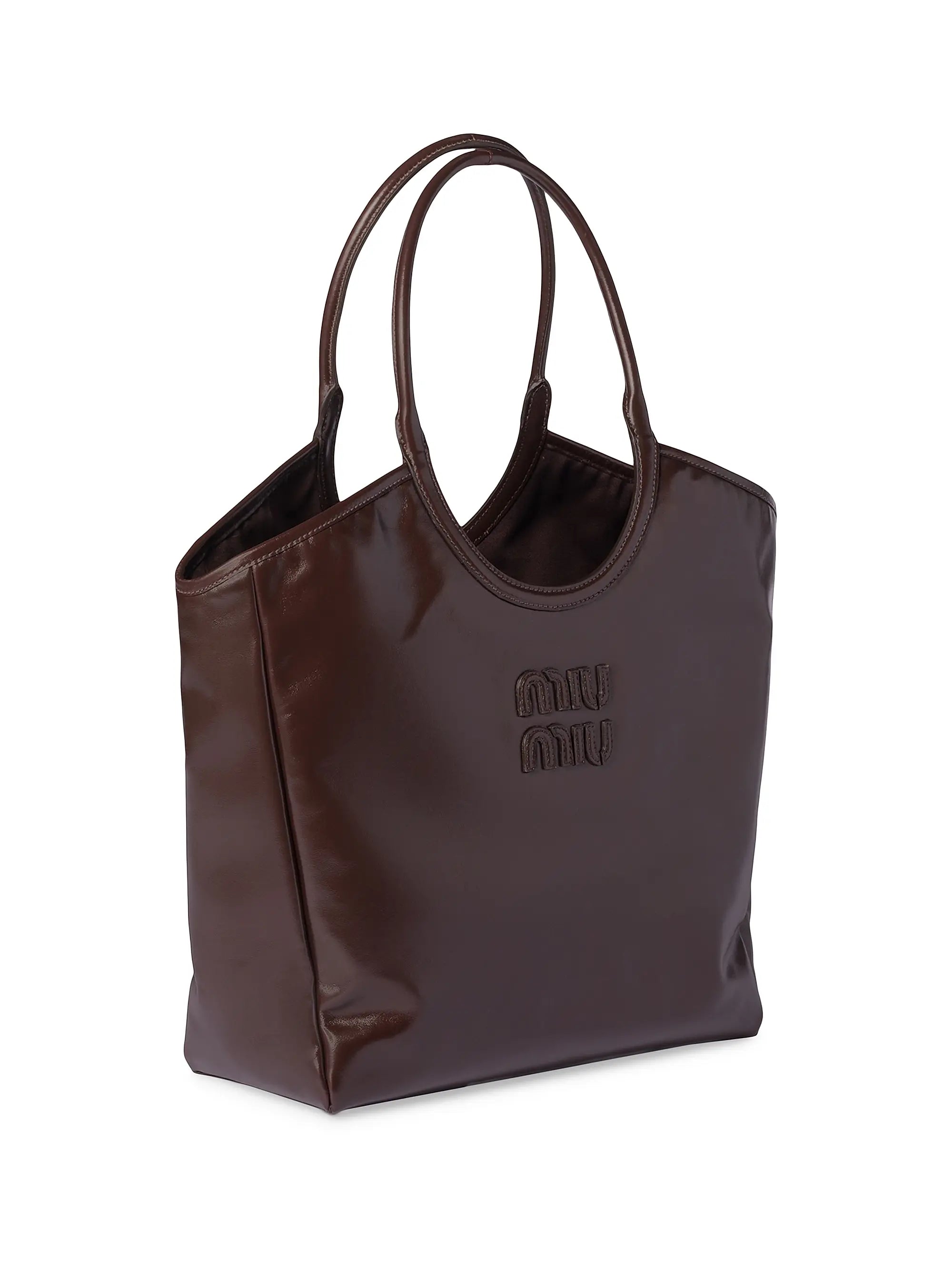 Miu Miu Ivy Leather Tote Bag