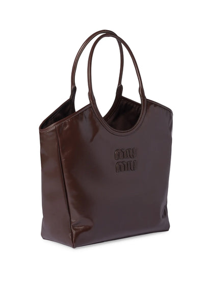 Miu Miu Ivy Leather Tote Bag