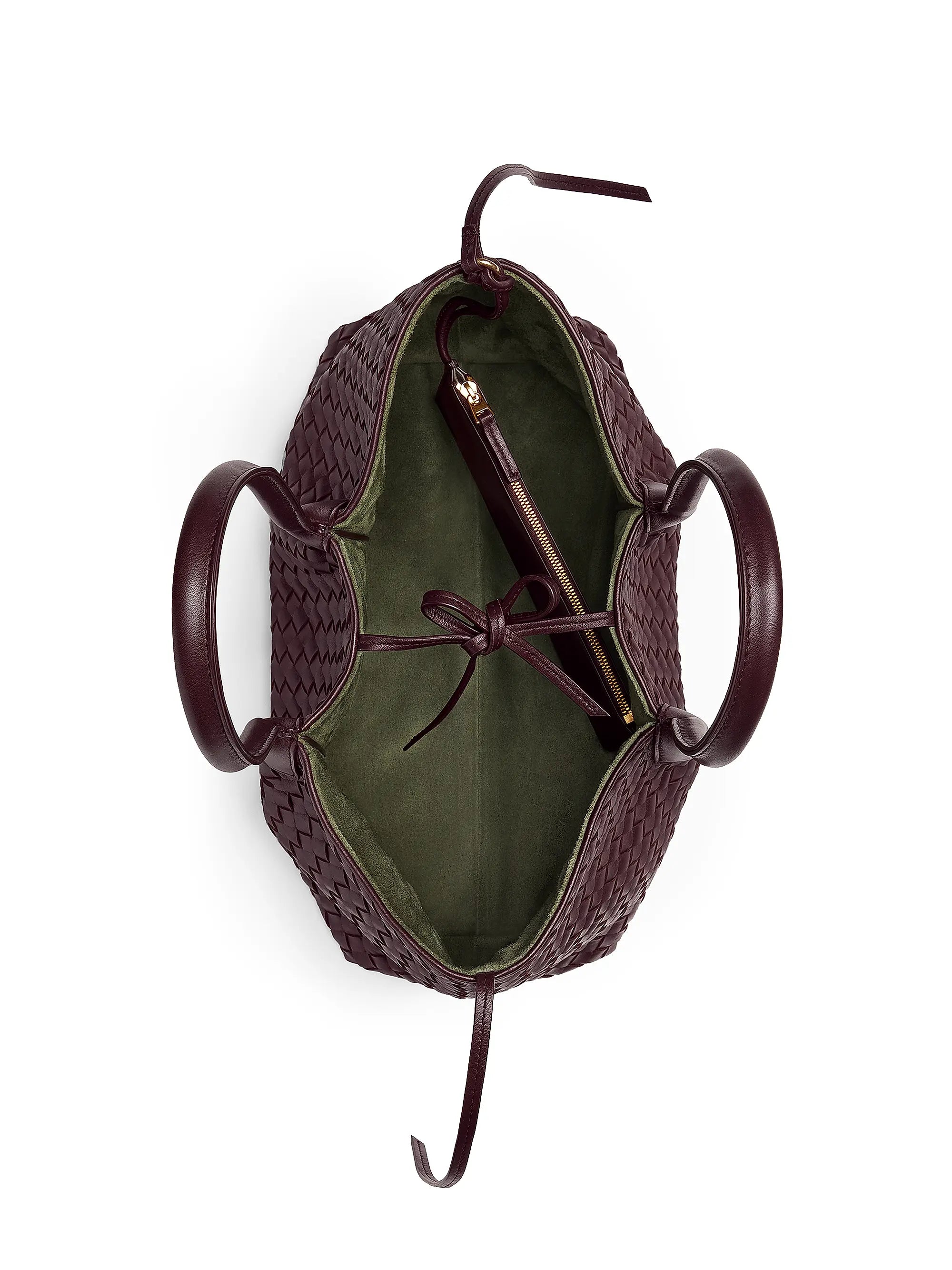 Bottega Veneta Medium Pinacoteca Reversible Intreciatto Leather Tote Bag