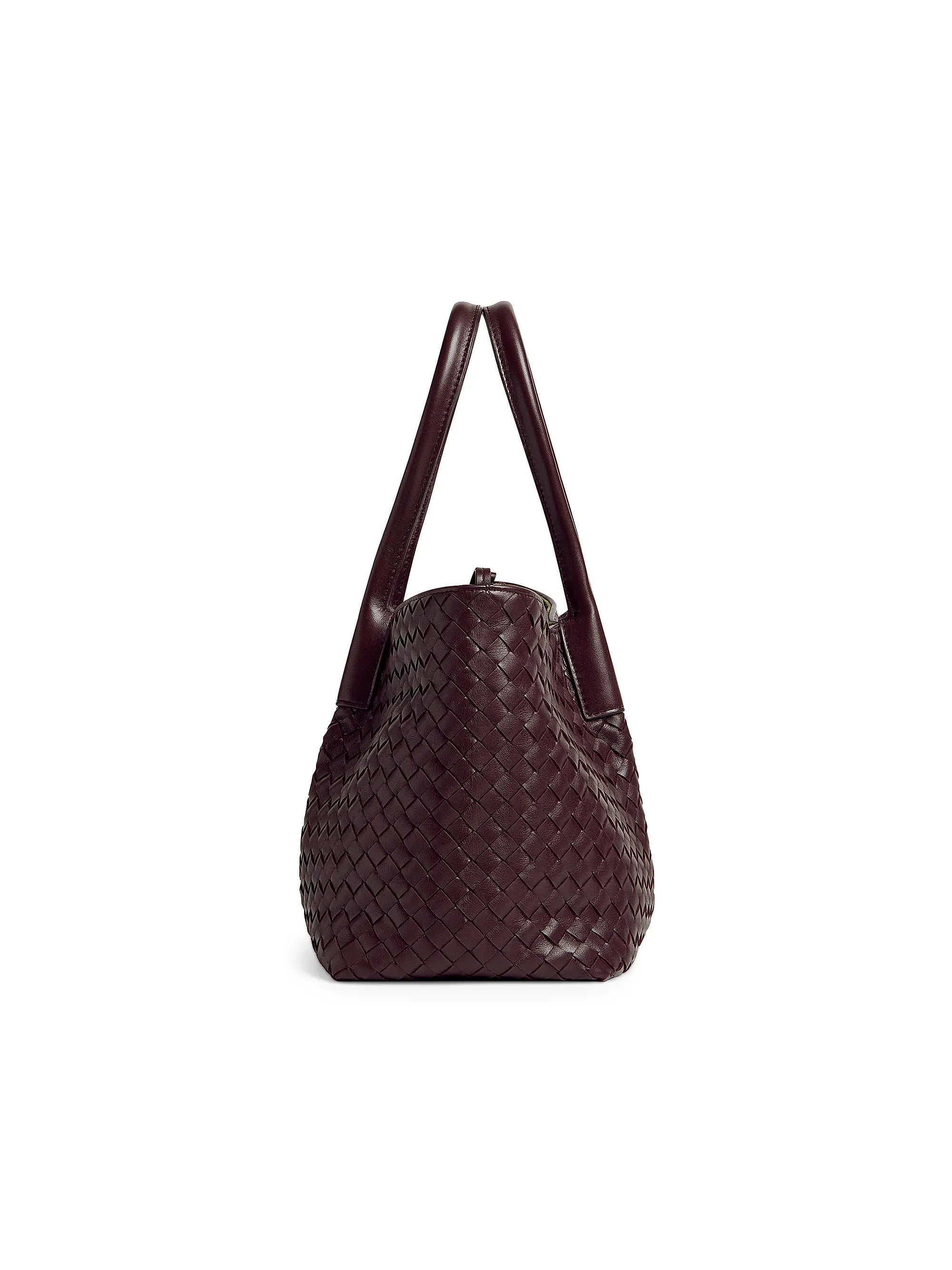 Bottega Veneta Medium Pinacoteca Reversible Intreciatto Leather Tote Bag