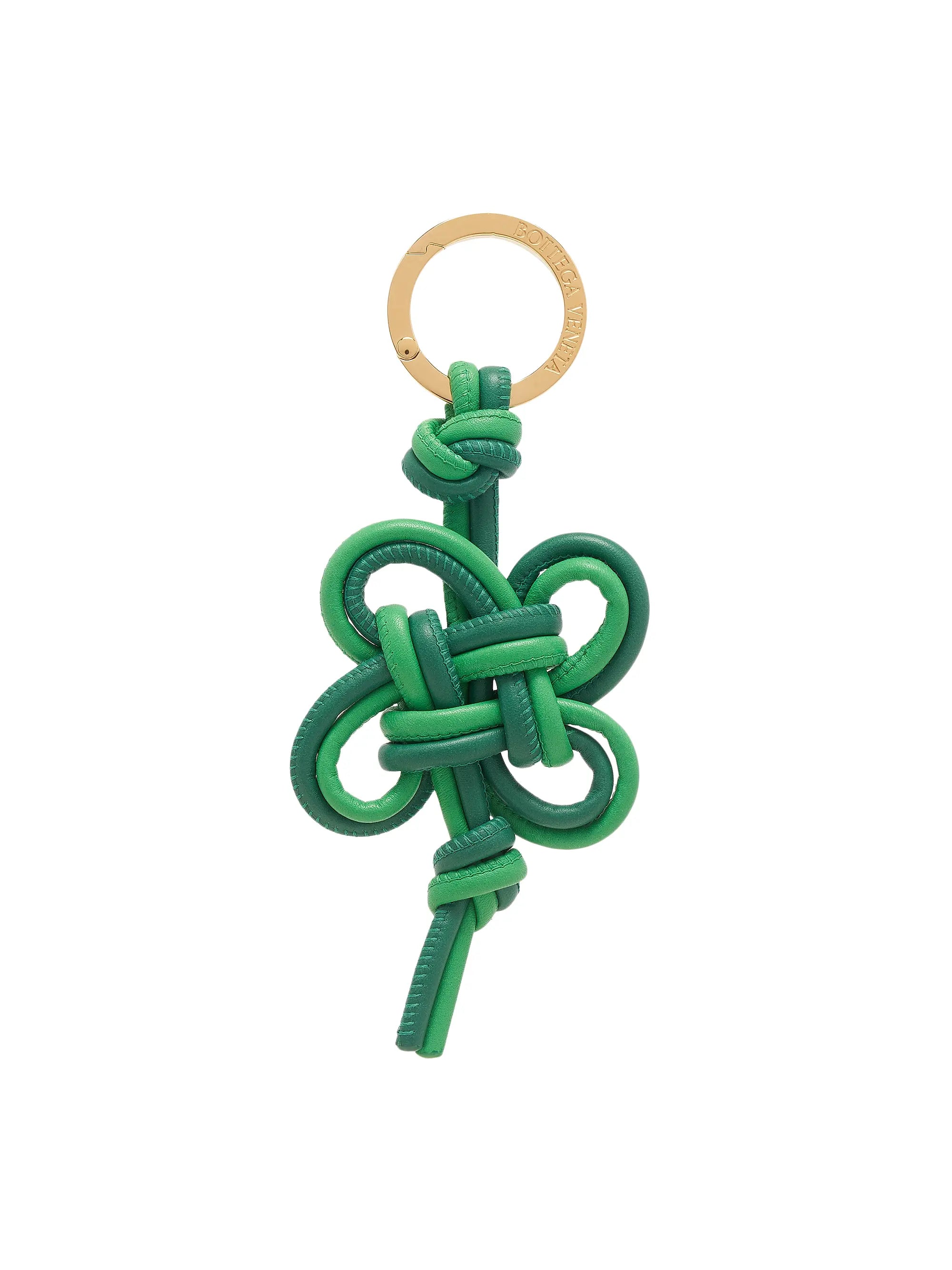Bottega Veneta Four Leaf Clover Nappa Leather Charm