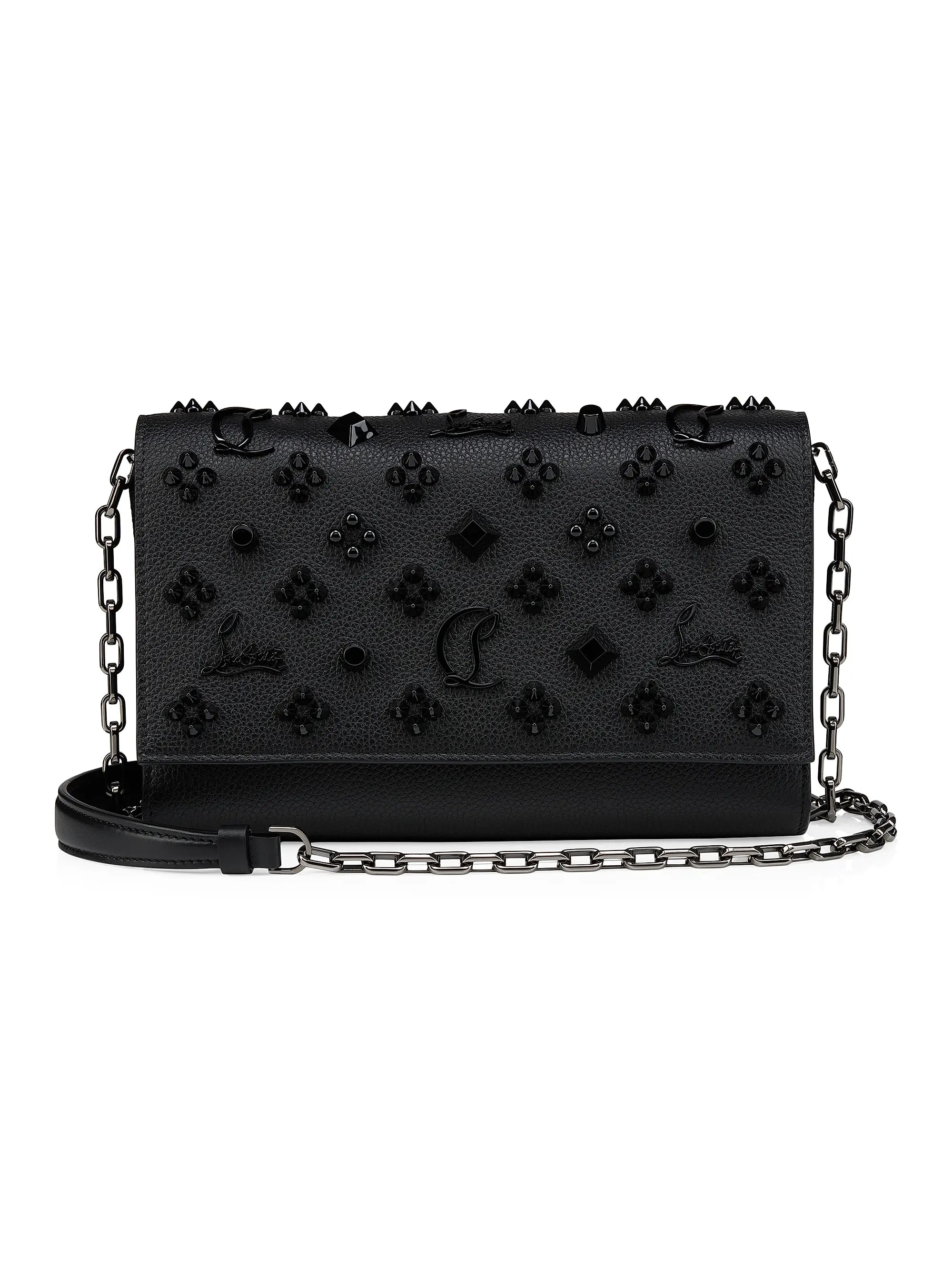 Christian Louboutin Paloma Leather Clutch