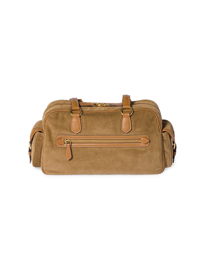 Miu Miu Corduroy Pocket Top Handle Bag