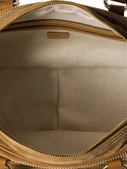 Miu Miu Corduroy Pocket Top Handle Bag