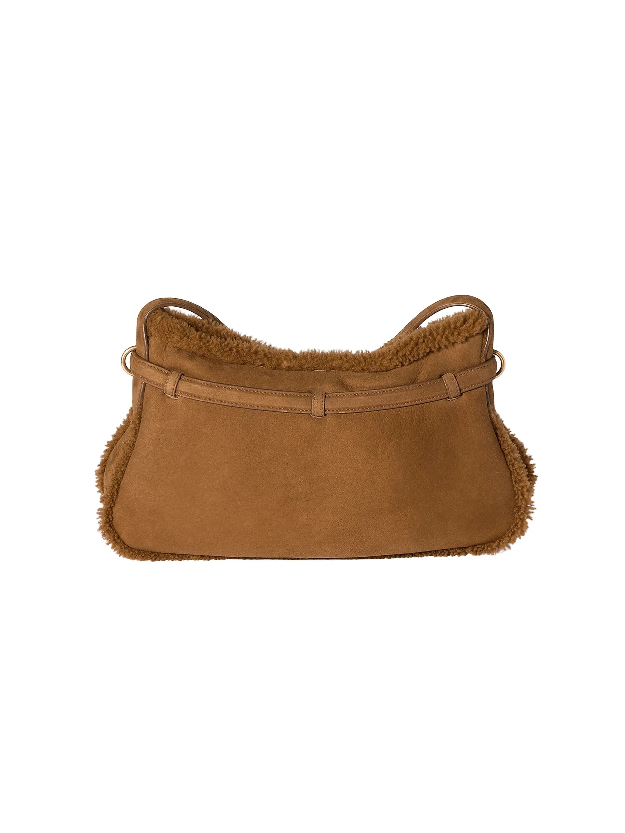 Miu Miu Aventure Shearling Shoulder Bag