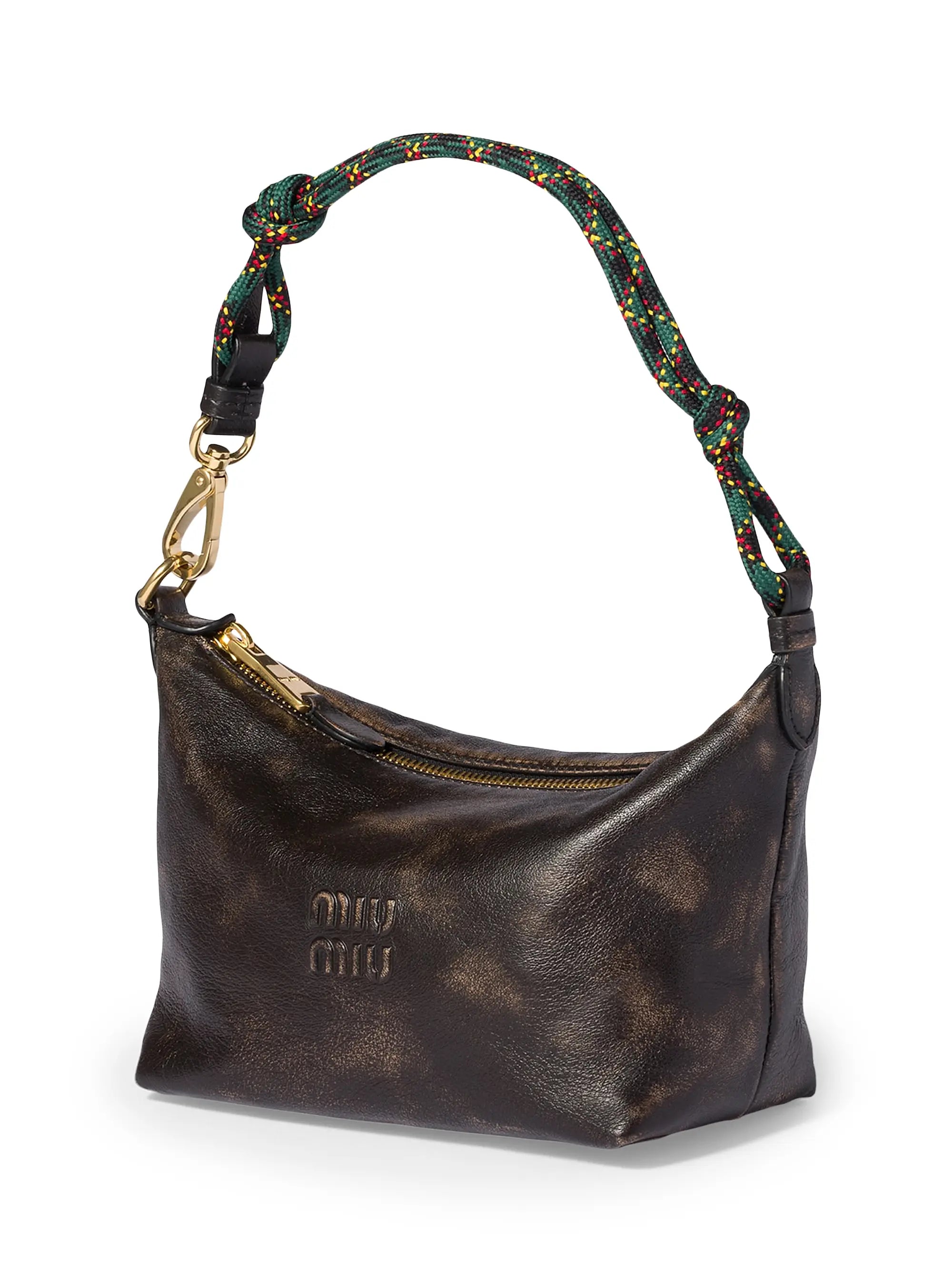 Miu Miu Leather Top Handle Bag