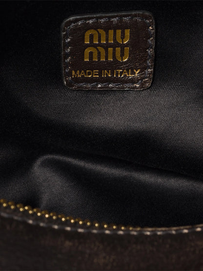 Miu Miu Leather Top Handle Bag