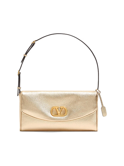 Valentino Garavani DeVain Small Shoulder Bag in Laminated Nappa Leather