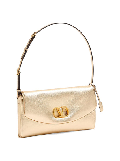 Valentino Garavani DeVain Small Shoulder Bag in Laminated Nappa Leather