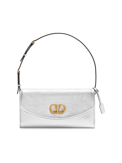 Valentino Garavani DeVain Small Shoulder Bag in Laminated Nappa Leather