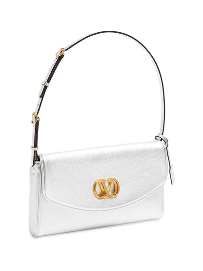 Valentino Garavani DeVain Small Shoulder Bag in Laminated Nappa Leather