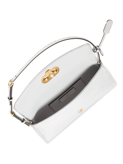 Valentino Garavani DeVain Small Shoulder Bag in Laminated Nappa Leather