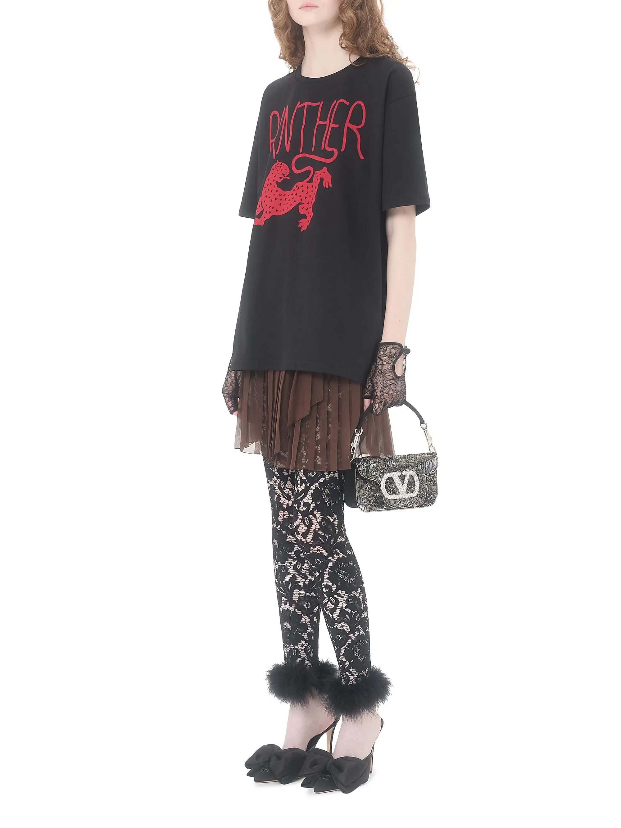 Valentino Garavani Locò Small Embroidered Top Handle Bag with Jewel Logo