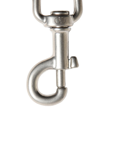 Valentino Garavani VLogo Signature Metal Bag Charm with Key Ring