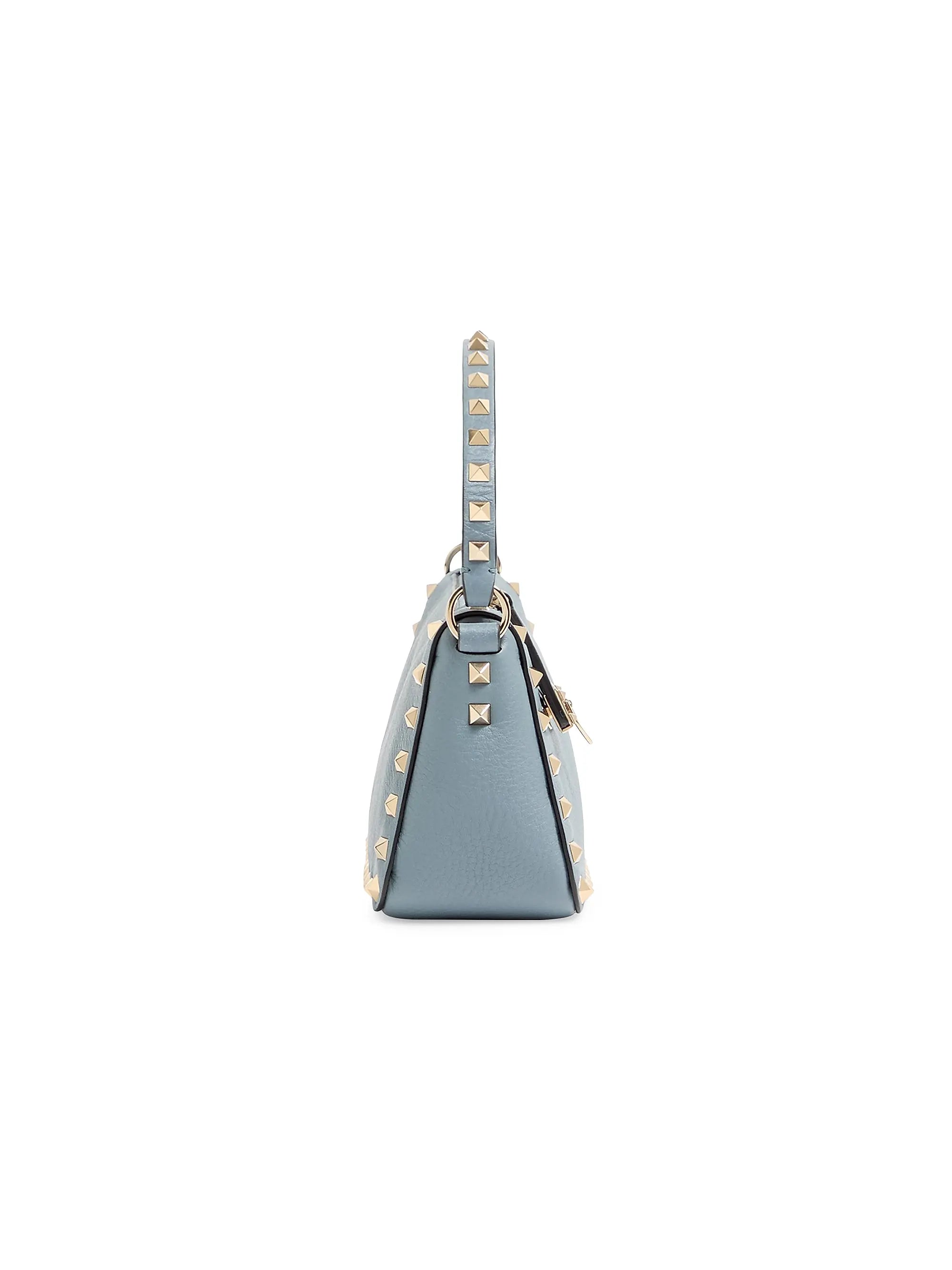 Valentino Garavani Small Rockstud Grainy Calfskin Crossbody Bag