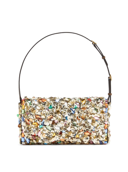 Valentino Garavani Devain Embroidered Small Shoulder Bag