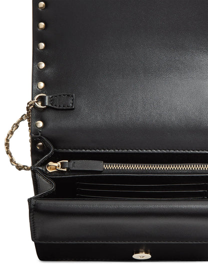 Valentino Garavani Rockstud Calfskin Chain Pouch