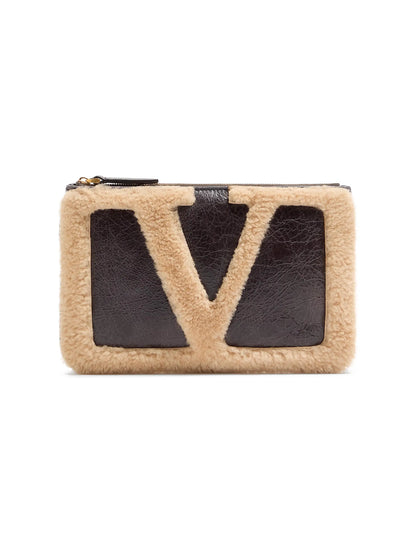 Valentino Garavani Viva Superstar Sheepskin Pouch