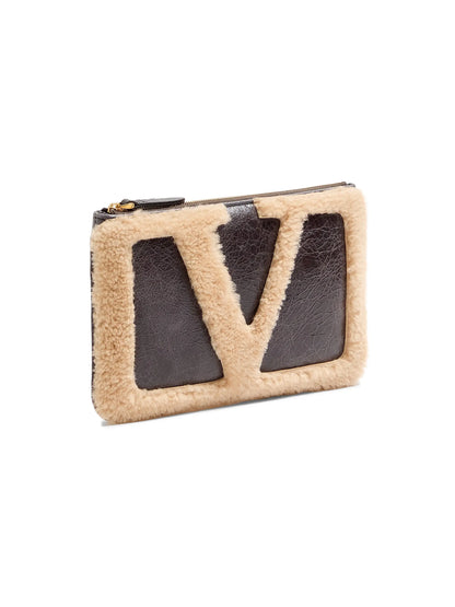 Valentino Garavani Viva Superstar Sheepskin Pouch