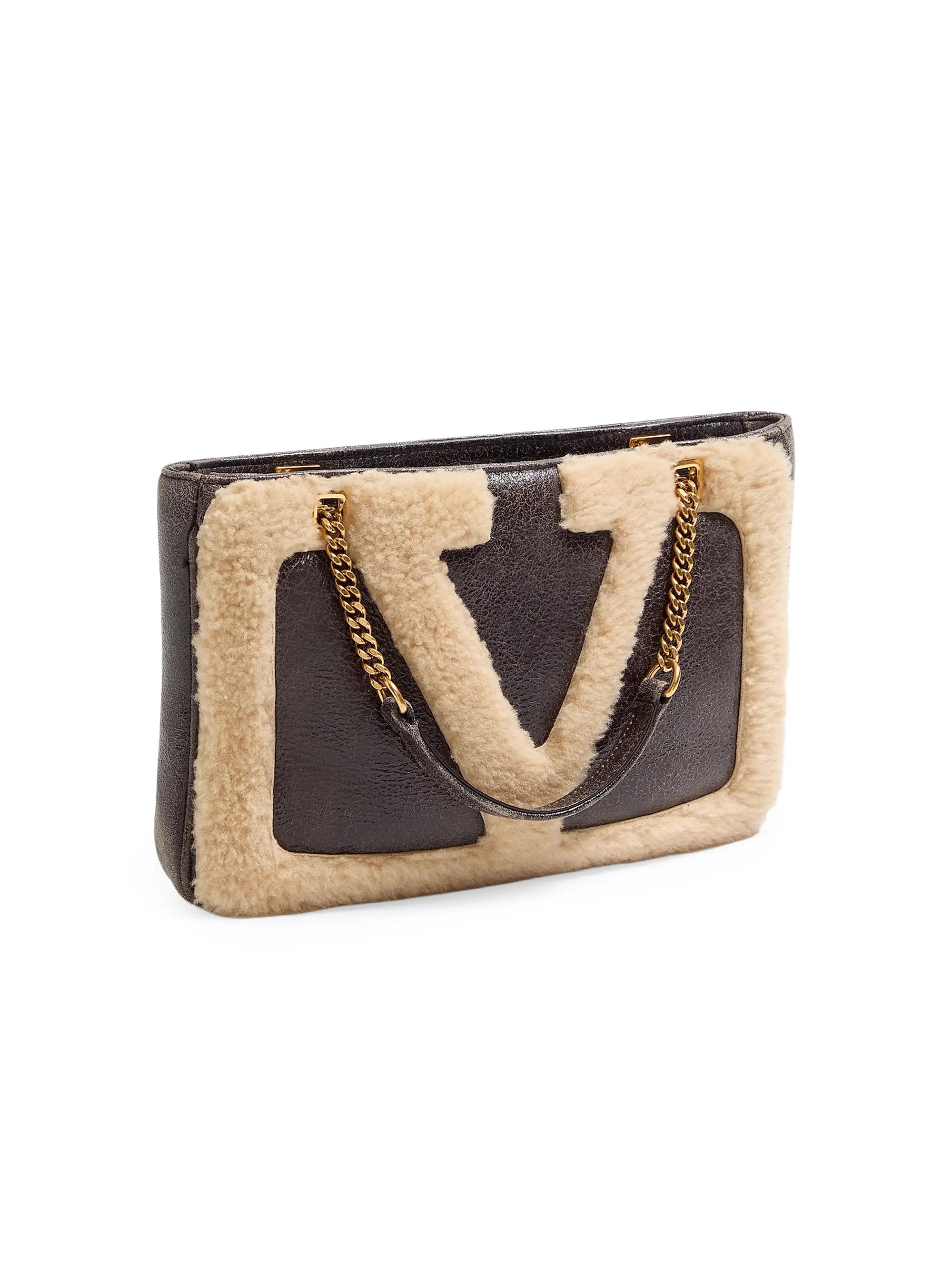 Valentino Garavani Viva Superstar Small Sheepskin Shopping Bag