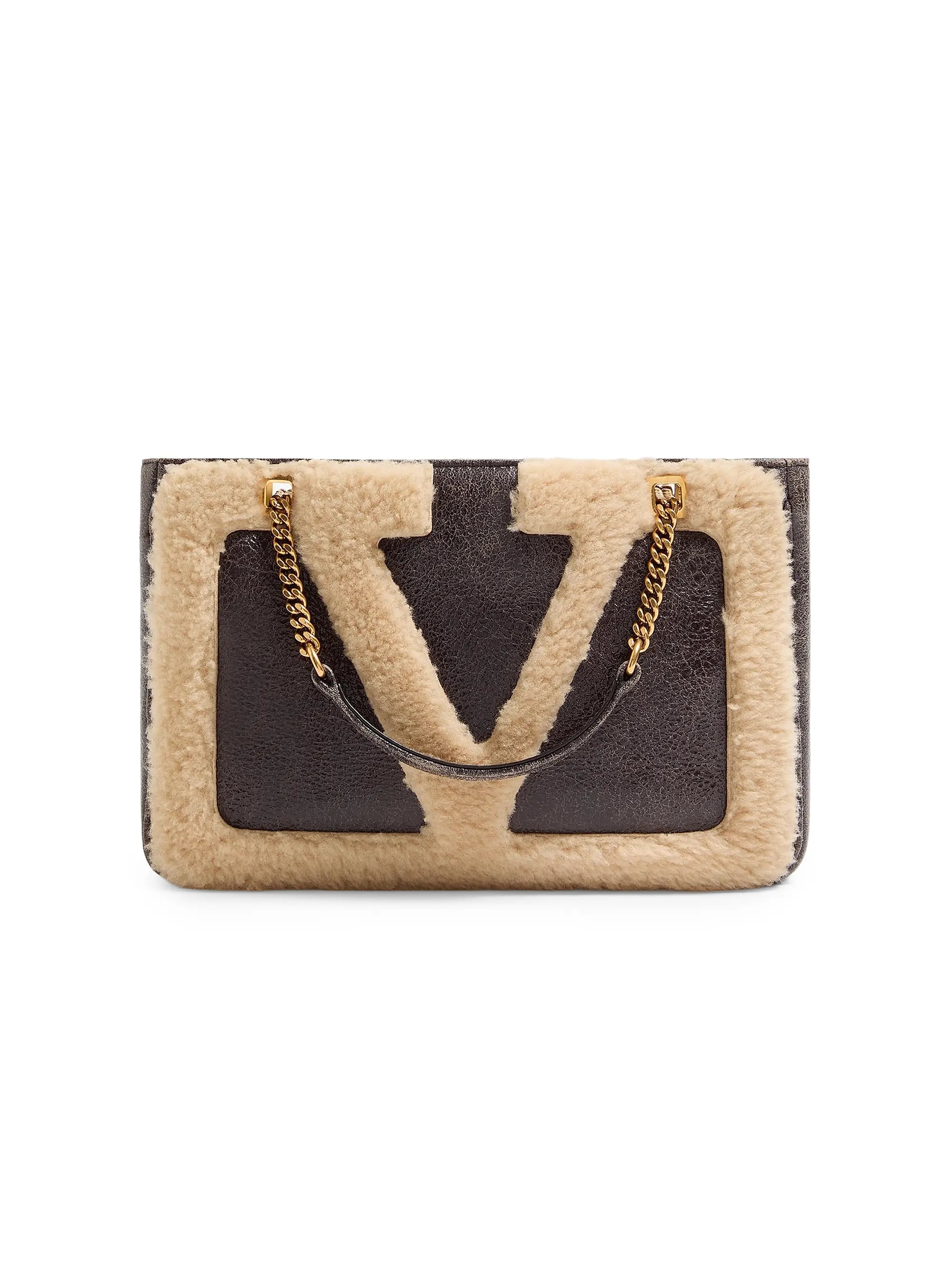 Valentino Garavani Viva Superstar Small Sheepskin Shopping Bag