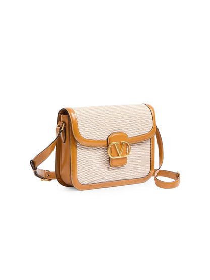 Valentino Garavani 9 to 5 Canvas Shoulder Bag
