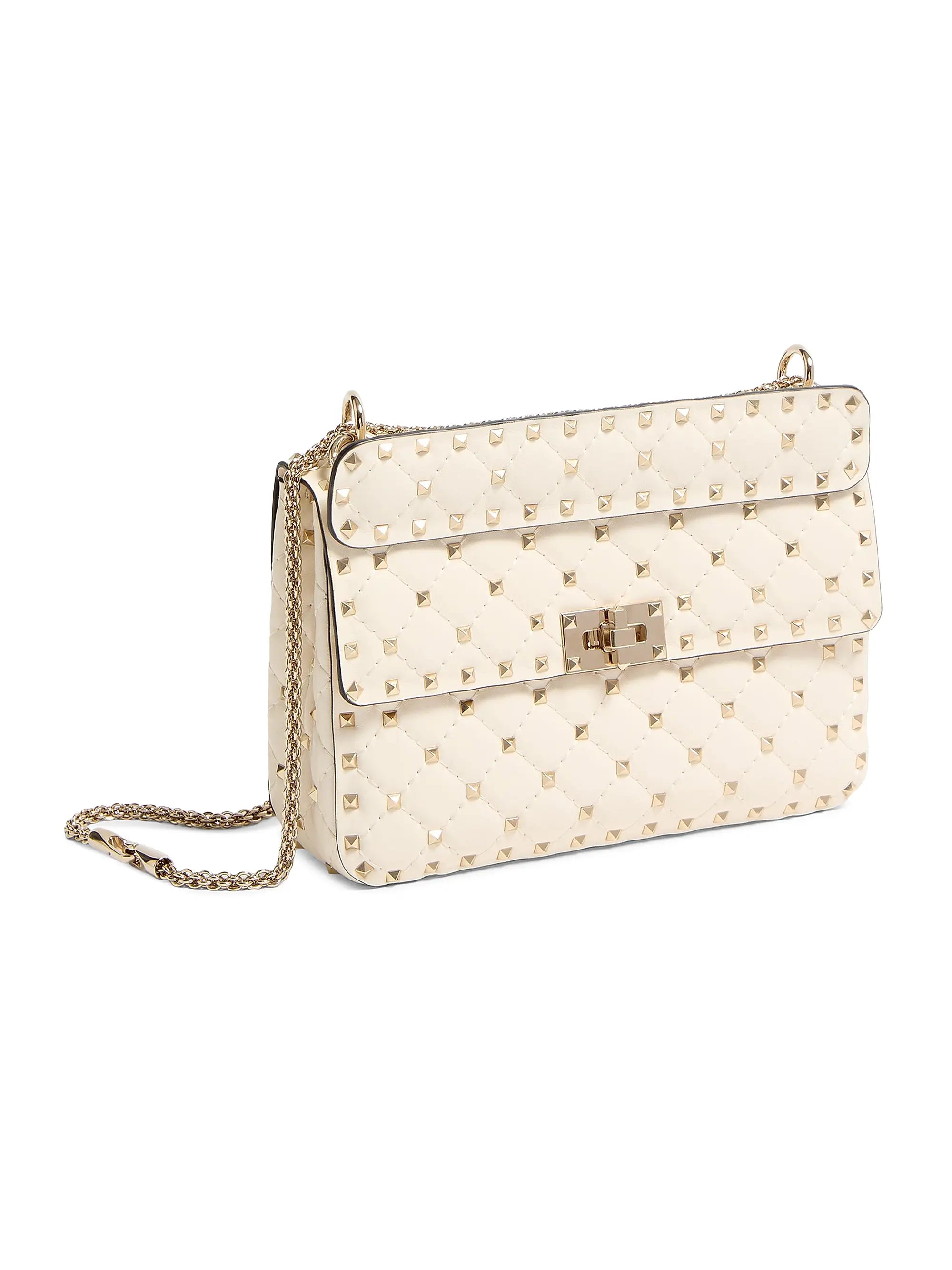 Valentino Garavani Medium Nappa Rockstud Spike Shoulder Bag