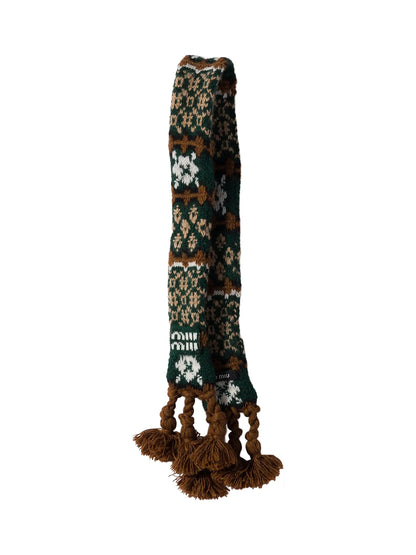 Miu Miu Wool and Cashmere Trick Charm