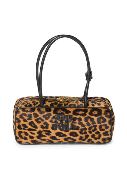 Miu Miu Printed Leather Beau Shoulder Bag