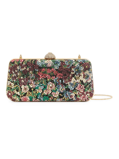 Valentino Garavani Carry Secrets Minaudiere Clutch with Apres L'hiver Rhinestone Motif