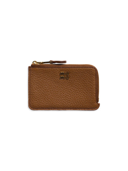 Miu Miu Leather Pouch Card Holder