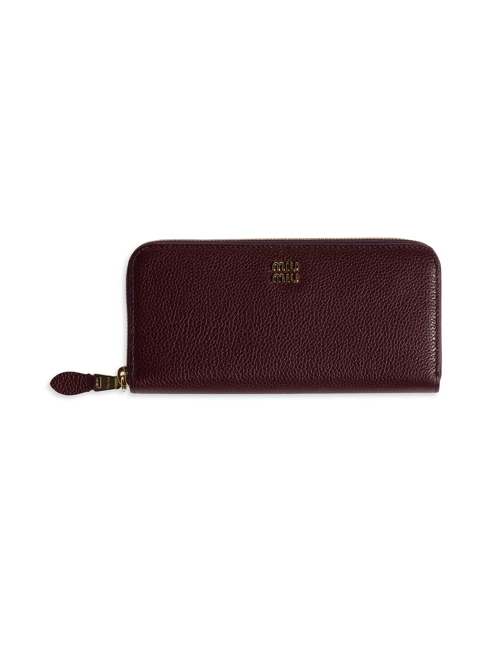Miu Miu Large Leather Wallet