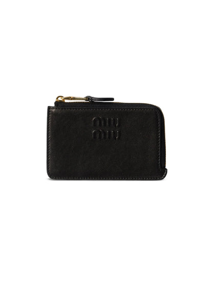 Miu Miu Nappa Leather Envelope Card Holder