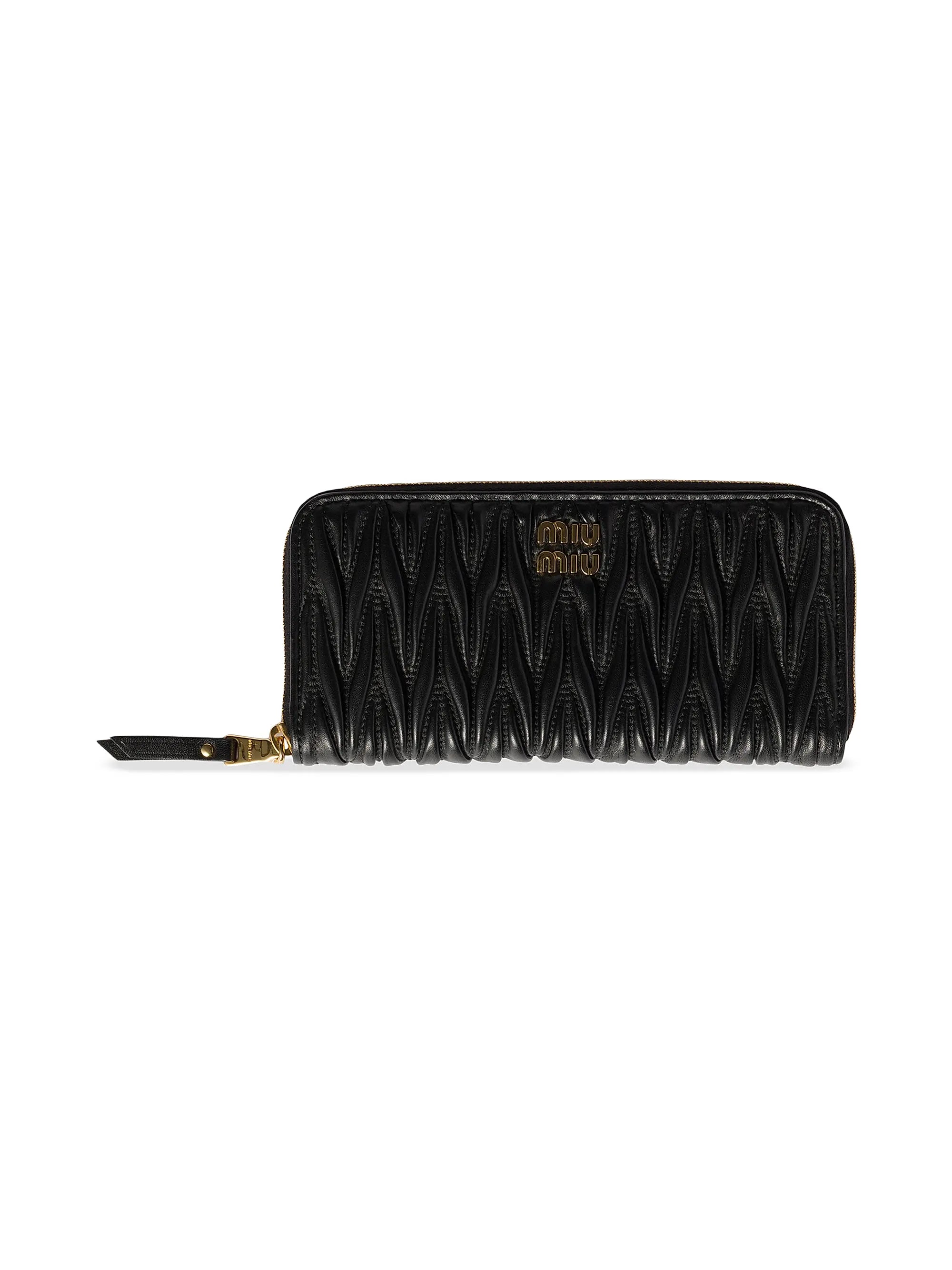 Miu Miu Large Matelassé Nappa Leather Wallet
