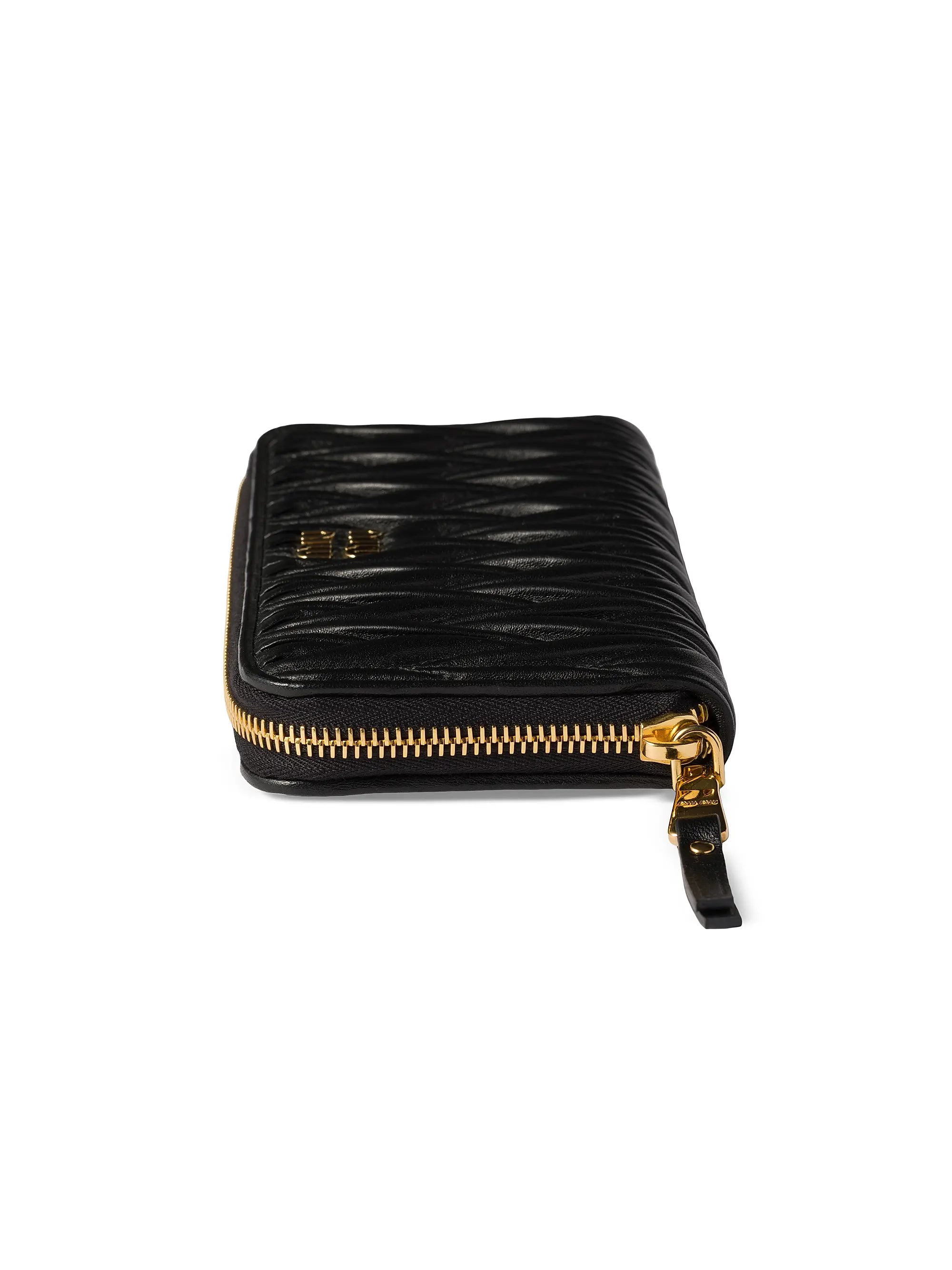 Miu Miu Large Matelassé Nappa Leather Wallet
