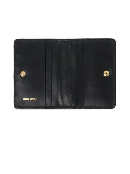 Miu Miu Matelassé Nappa Leather Card Holder