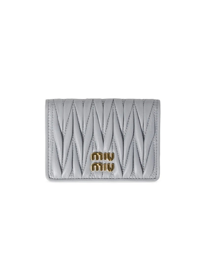 Miu Miu Matelassé Nappa Leather Card Holder