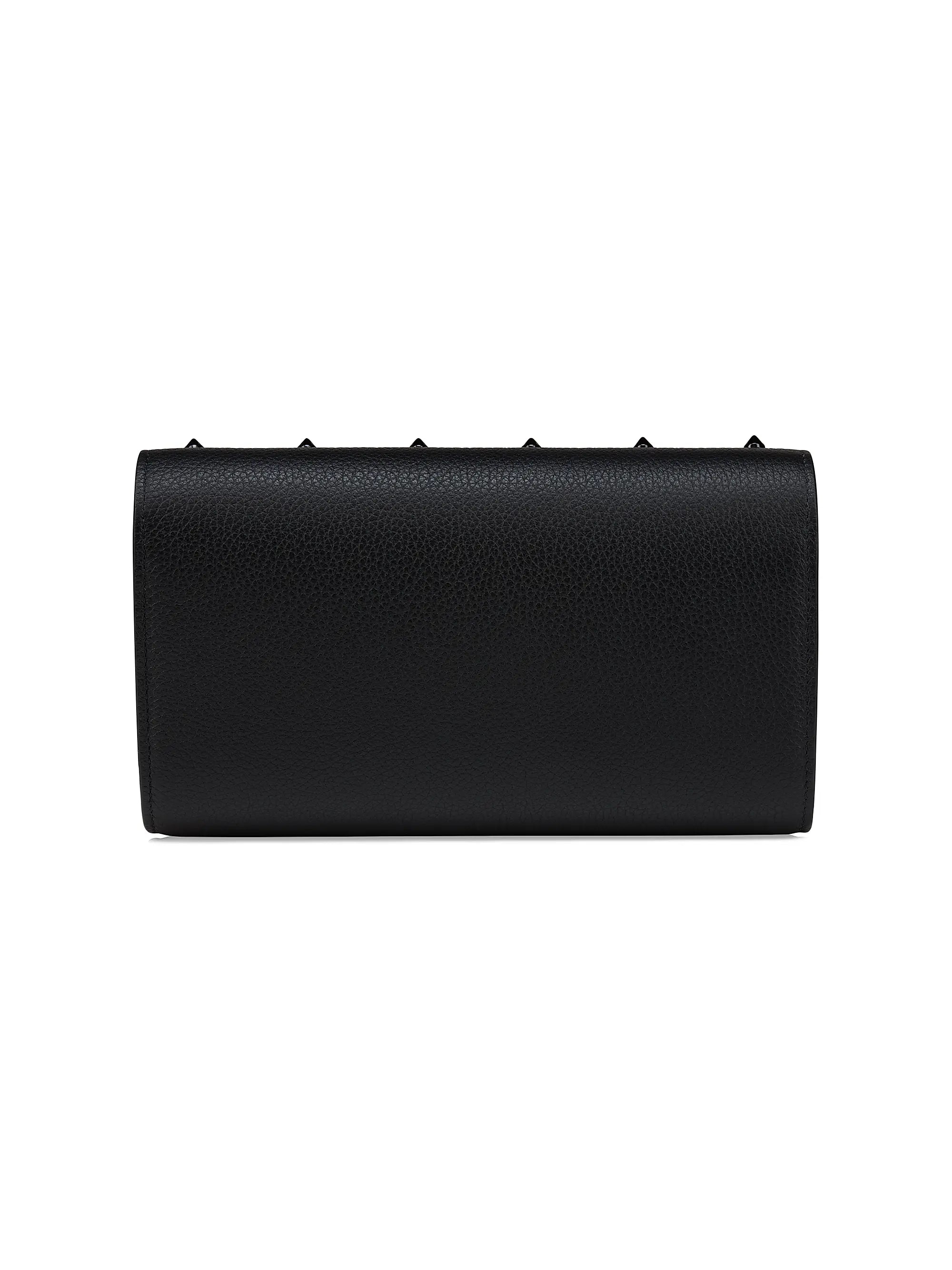 Christian Louboutin Paloma Grained Calf Leather Chain Wallet