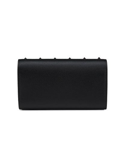 Christian Louboutin Paloma Grained Calf Leather Chain Wallet