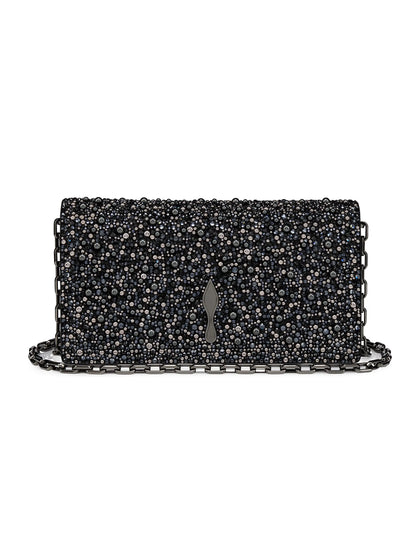 Christian Louboutin Bettina Strass and Pearls Clutch