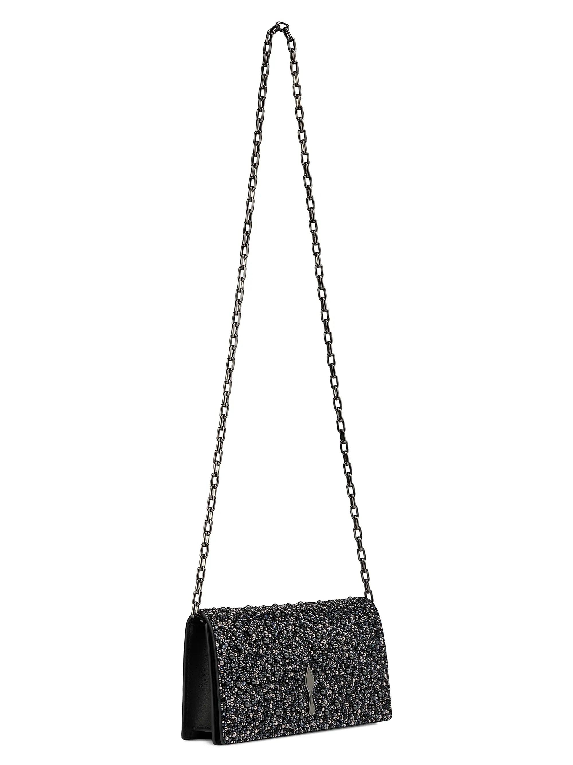 Christian Louboutin Bettina Strass and Pearls Clutch