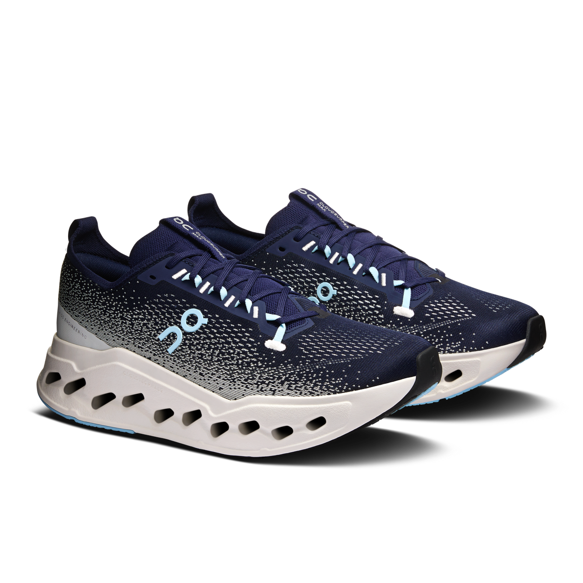 On Cloudsurfer Max Wide Midnight Ivory